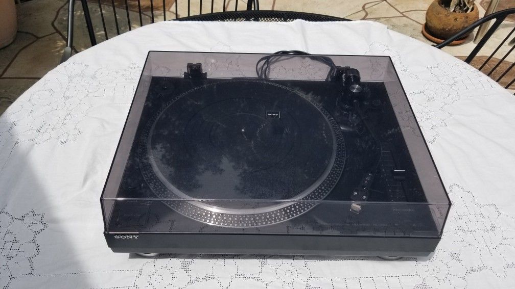 SONY PS-LX350H Belt Drive Stereo Turntable Record player System w/ Pitch Control TESTED WORKING PERFECT