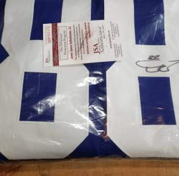 Autographed Giants Jersey
