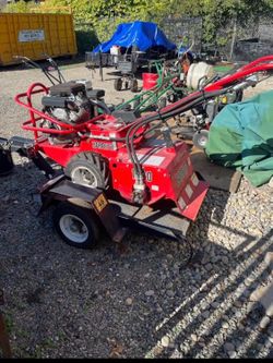 1460 Barreto Hydraulic Tiller w/Trailer and extra set of tines