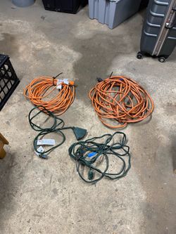 4 indoor outdoor extension cords
