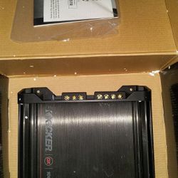 Kicker 100.2 2ch sub amp