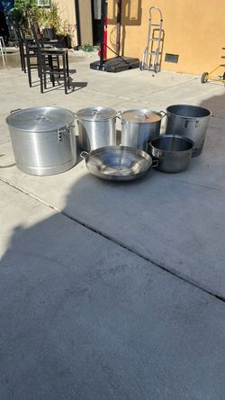 Pans and big pots