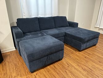 Blue Sectional Sofa