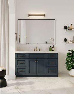 **60" Single Sink Bathroom Vanity Dresser | Colors Available**
