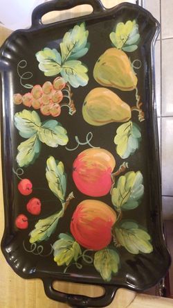 Ceramic fruit tray