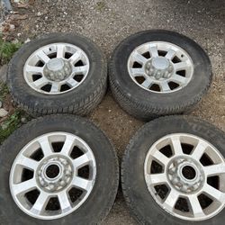 20 inch wheels and tires lt275/65R20 Ford f-250/350 single wheels, 8x170