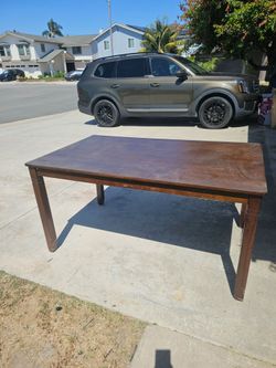 Wood table