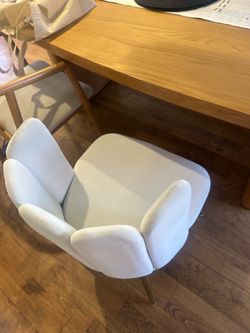 Chair with gold legs