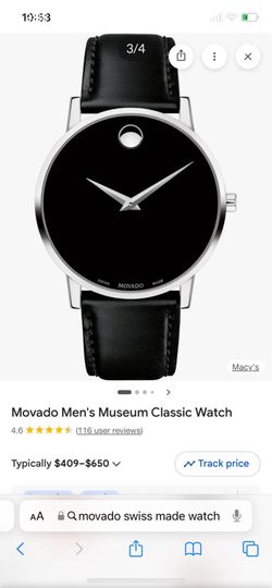 Movado men museum classic watch