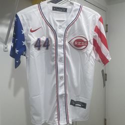 Youth Cincinnati Reds  4th of July jerseys  size Small Medium Large Available 