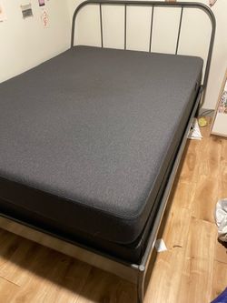 Full size casper mattress and IKEA korpadal frame PICKUP ONLY
