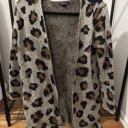 Mid Length Oversized Cardigan 