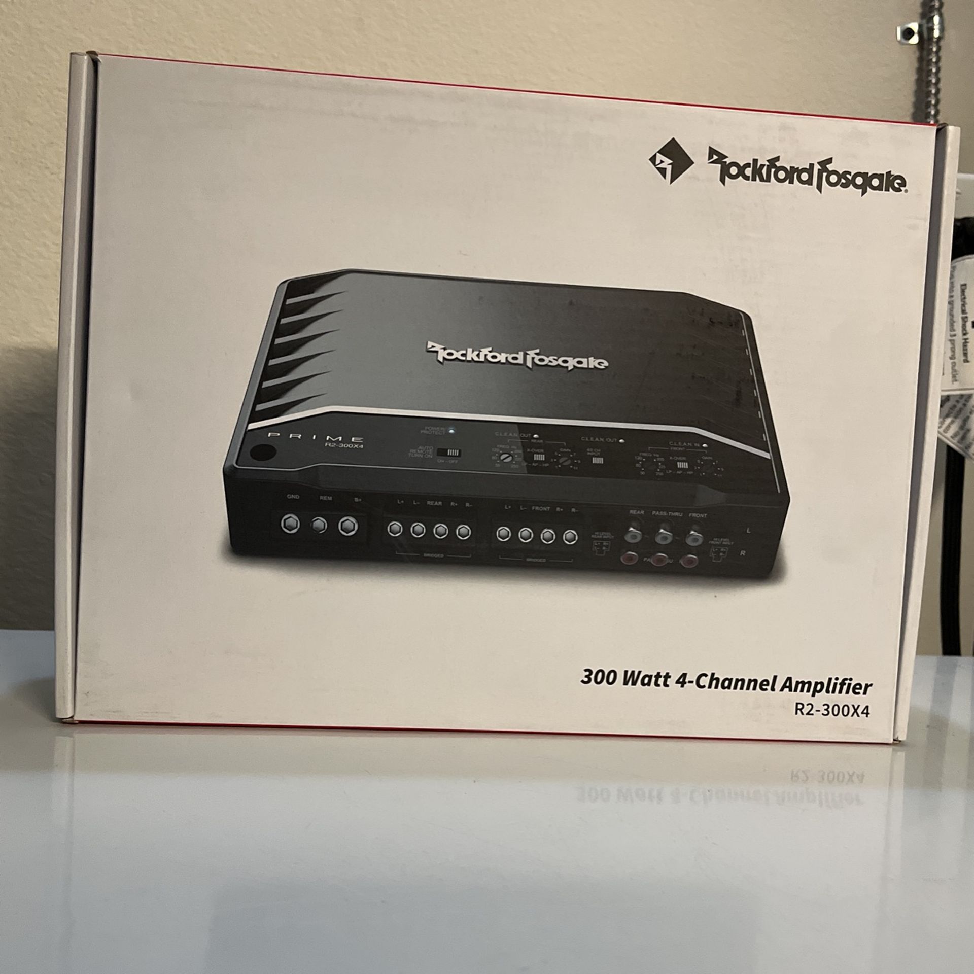 Rockford Fosgate 4 Channel Voice Amplifier R2-300x4 Brand New In Box 