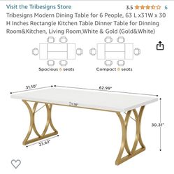 New Open Box Dining Table 