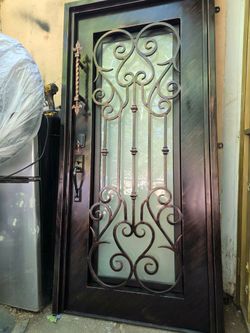 Iron door 38x80 With frame new