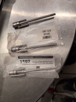 Free Satin nickel hinge pin door stops