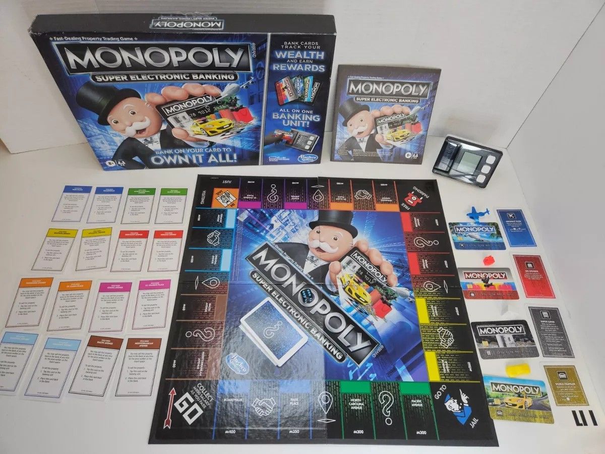 Monopoly Super Electronic Banking Board Game