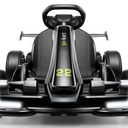 Hikole Go Kart for Kids Age 6-12, 24V Electric Drift Kart Car with Adjustable Seat, Speeds, 8.5MPH, Bright LED Lights, 300W Powerful Motor, 24 Volt Ri