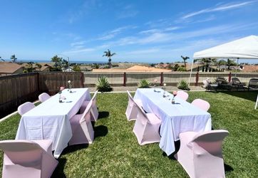 10pc PINK chair covers
