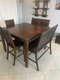 Bar Height Dining Table
