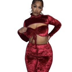 3 Piece Velvet Set