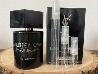 YSL La Nuit De L’Homme Le Parfum EDP Sample 5ml Fragrance Travel Size