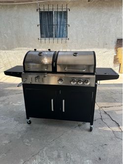 New dual Charcoal and Gas grill