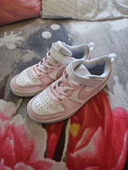 Pink Nike Court Borough Low Recraft kids' sneakers - Size 2Y