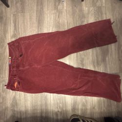 Burgundy empyre pants