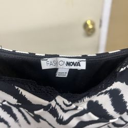 Zebra Dress , Fashion Nova 