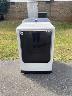 Samsung Gas Dryer – White With Rose Gold Trim - Steam + Rack Dry