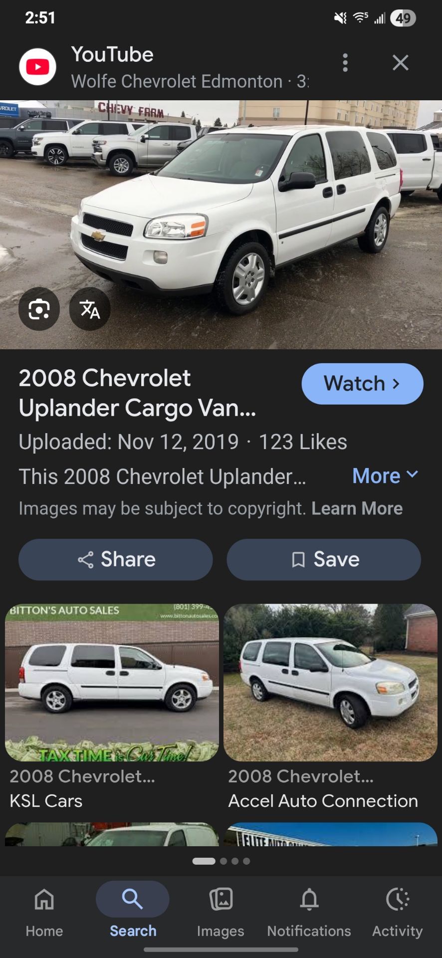 2008 Chevrolet Uplander