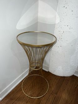 Gold Side Table