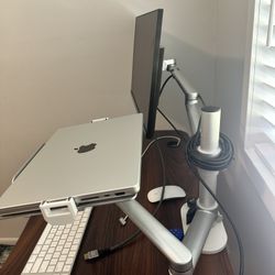 Monitor Arm And Laptop Mount