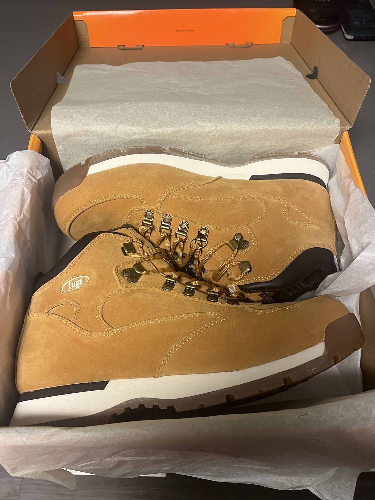 Lugz Mens Brown Ankle Boots