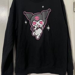 Nwt Kuromi SWEATSHIRT SIZE med & Large Avail