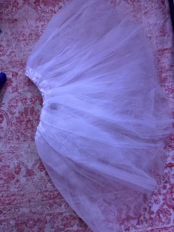 White Tulle Tutu Skirt costume underskirt XS