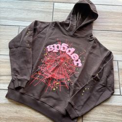 Brown Sp5der/Spider Hoodie