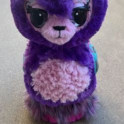 Large Purple Hatchimal Lllamacorn - Interactive & Working