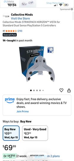Strike pack vista ps5