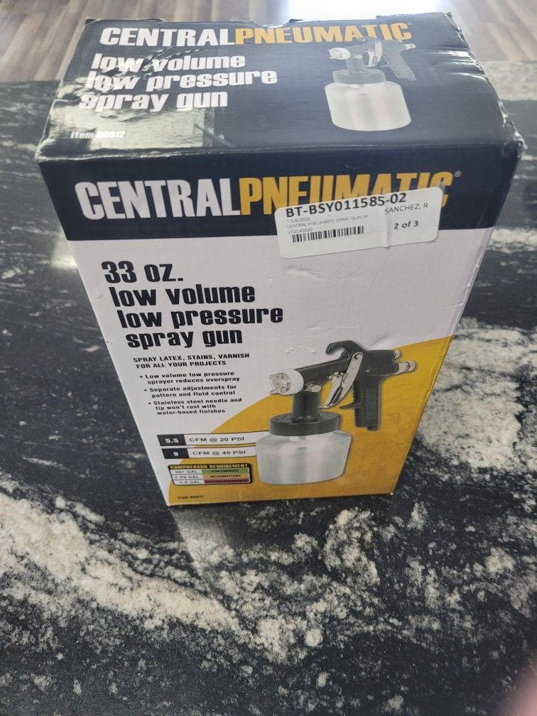Central PNEUMATIC SPRAY GUN