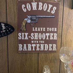 Cowboy Sign 