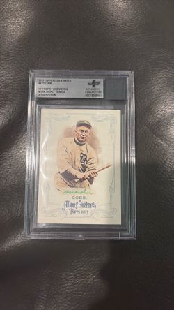 2013 Topps Allen & Ginter Ty Cobb Autograph Relic Card