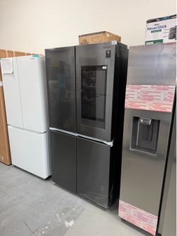 Samsung 4 Door Counter Depth Refrigerator 23 Cubic Feet Brand New, 1 Year Manufacturers Warranty