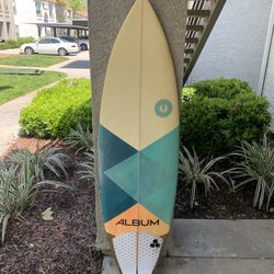 5’8” Custom Album Def Surfboard