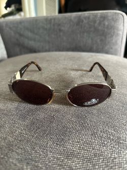 Vintage Fendi Sunglasses Silver & Tortoise Mod. SL 7034 C. 541 Made Italy