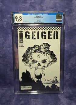 Geiger #1 2021 CGC 9.8 WP Sketch Cover Thank You Variant
