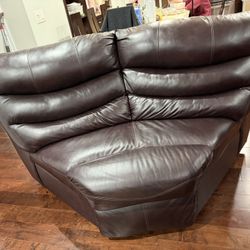 Free Section Leather Couch