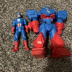  Captain America With Mech