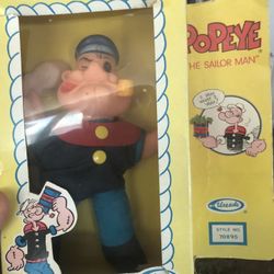 Vintage sales popeye doll